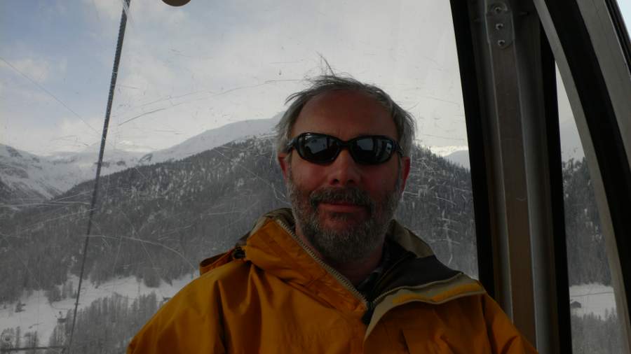 Fravia in Davos, six months before the feral novels&nbsp;:-)